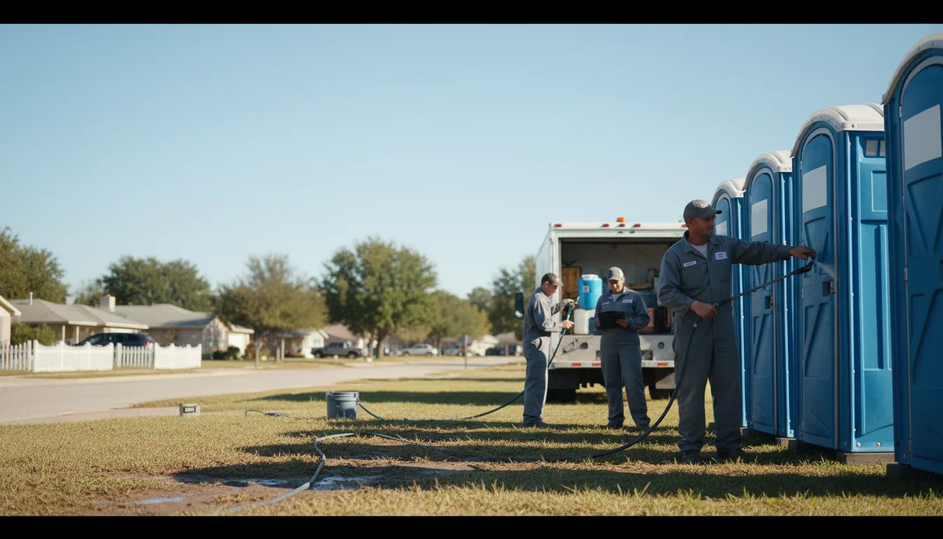Long-Term Portable Toilet Rental in Malone, TX near me